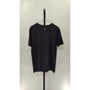 Quince Men 100% Pima Cotton Luxe Touch Tee Black L
